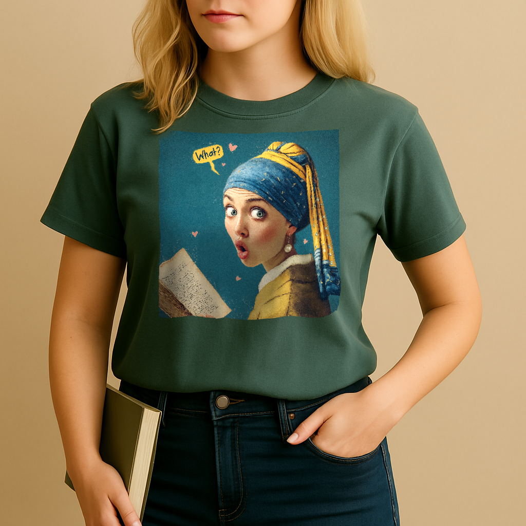 "The Reader 01" – Unisex Garment-Dyed Heavyweight T-Shirt