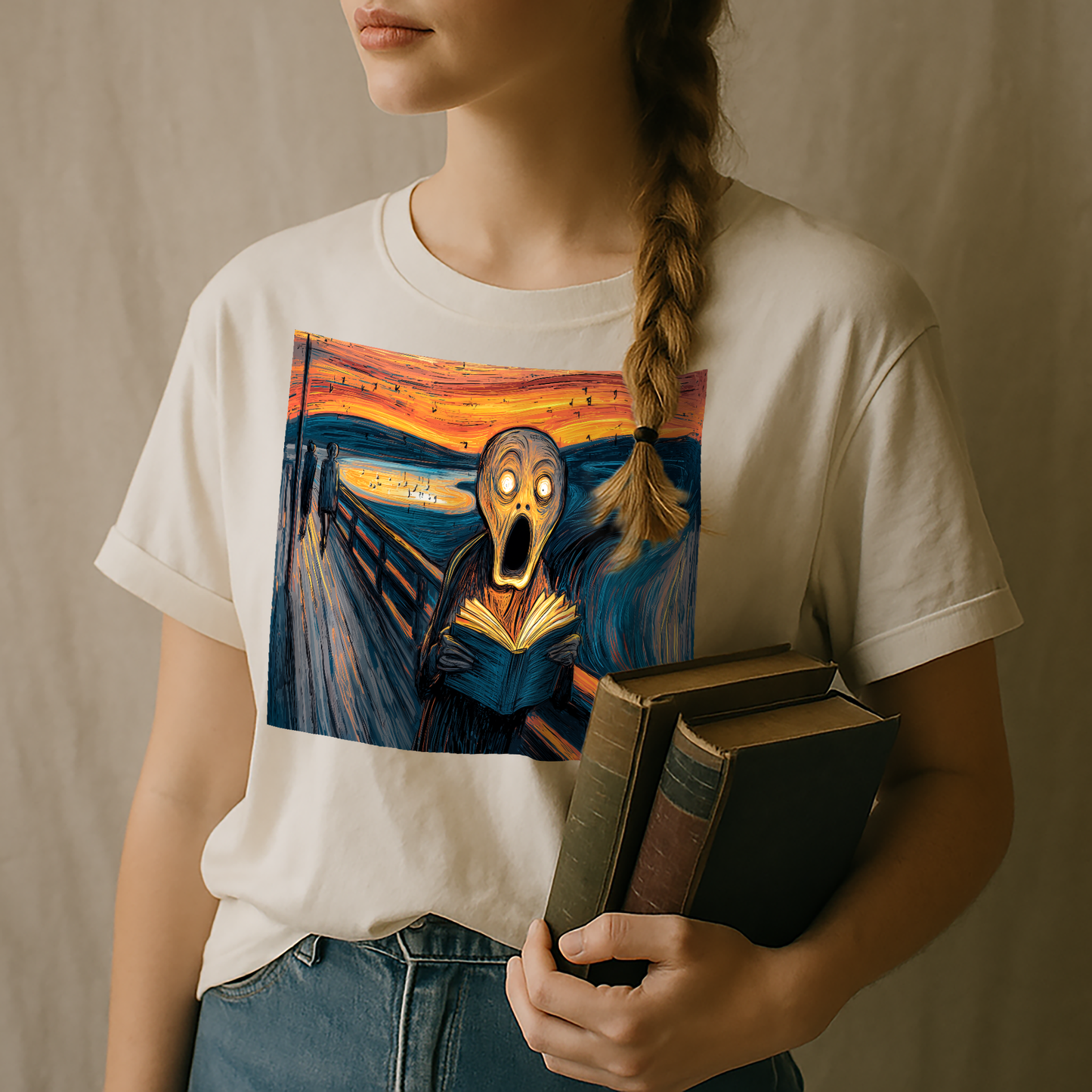 "Cliffhanger 01" – Unisex Garment-Dyed Heavyweight T-Shirt