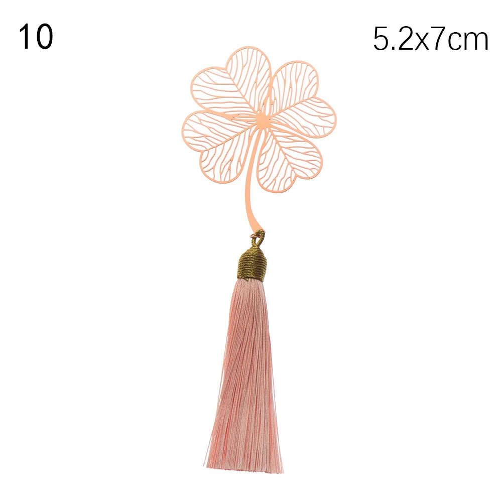 Whispered Wings – Golden Metal Bookmark