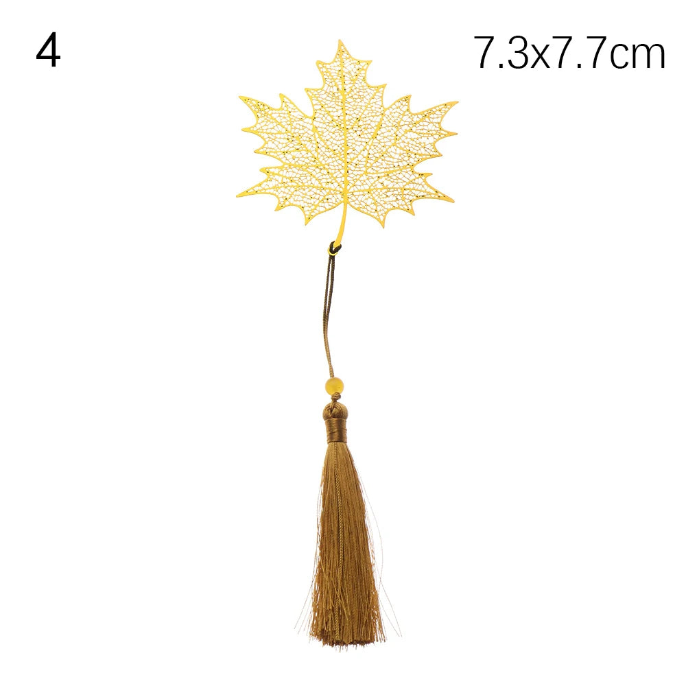 Whispered Wings – Golden Metal Bookmark