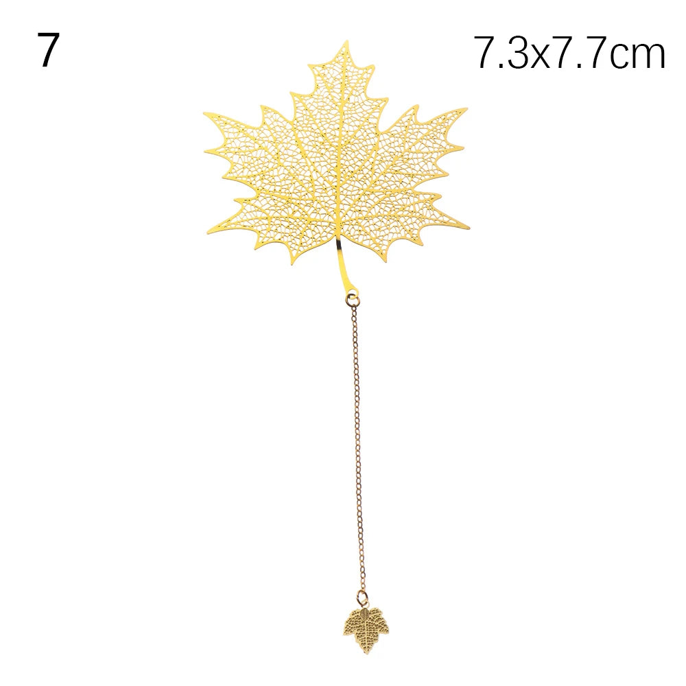 Whispered Wings – Golden Metal Bookmark