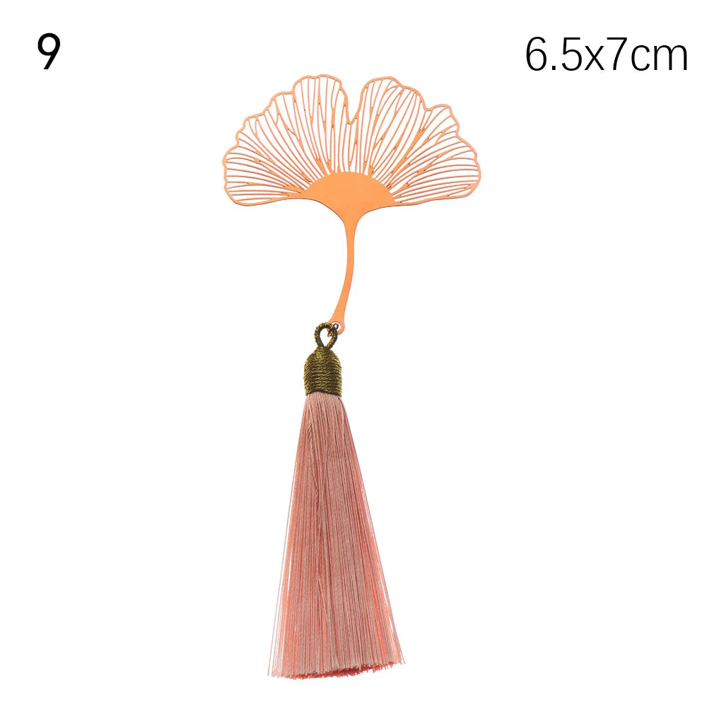 Whispered Wings – Golden Metal Bookmark