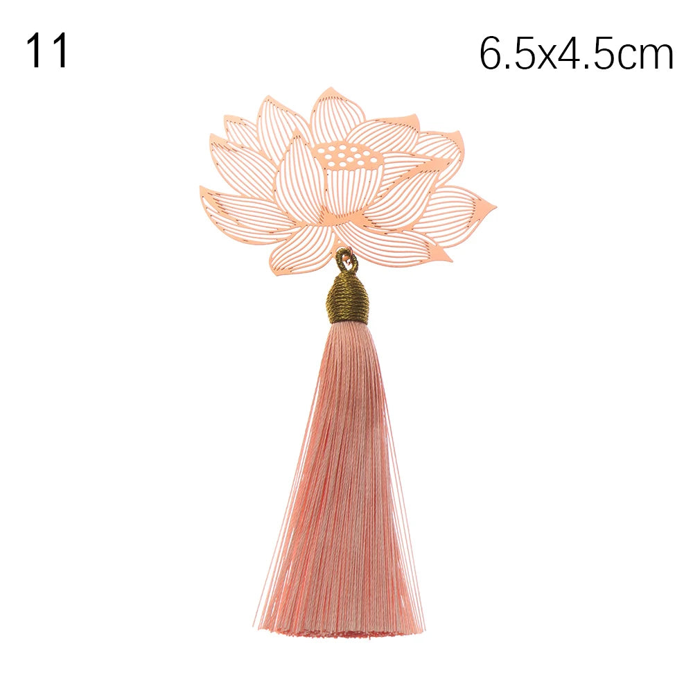 Whispered Wings – Golden Metal Bookmark