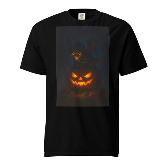 Pumpkin Dragon 03 Unisex garment-dyed heavyweight t-shirt
