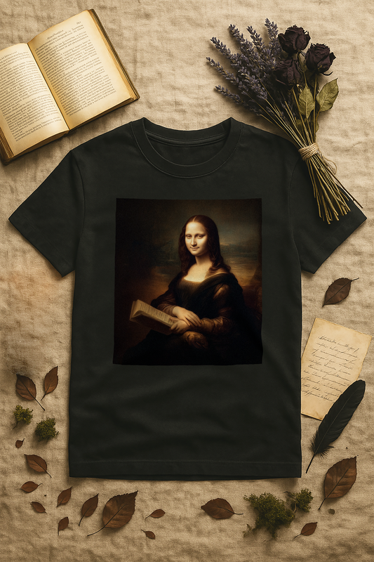 "Reading in Public 01" – Unisex Garment-Dyed Heavyweight T-Shirt