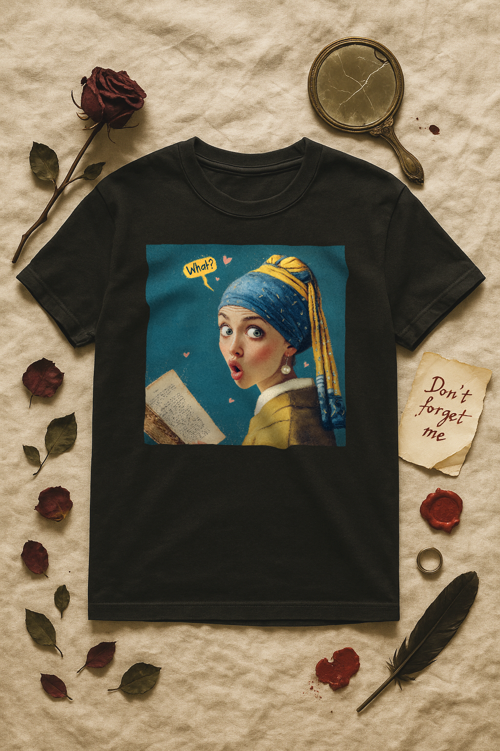 "The Reader 01" – Unisex Garment-Dyed Heavyweight T-Shirt