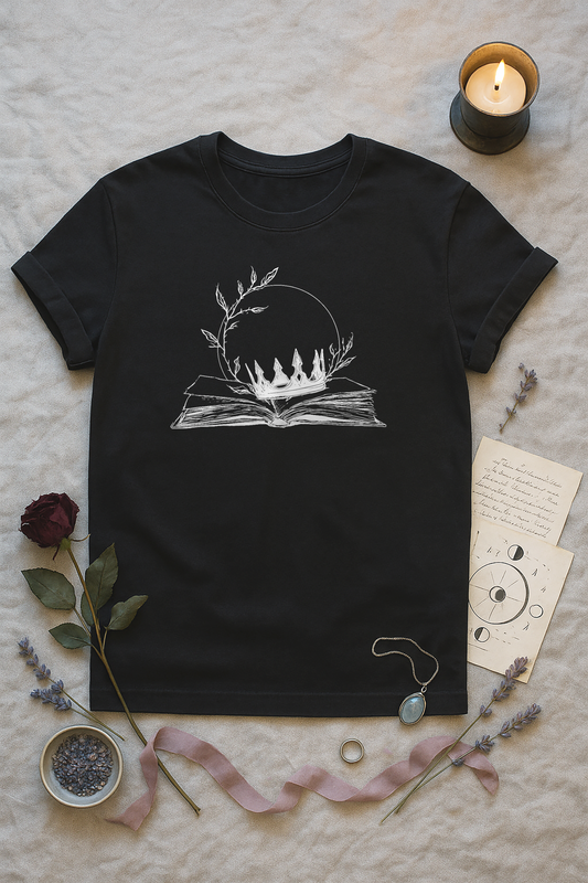 "Crownfall" – Unisex Garment-Dyed Heavyweight T-Shirt