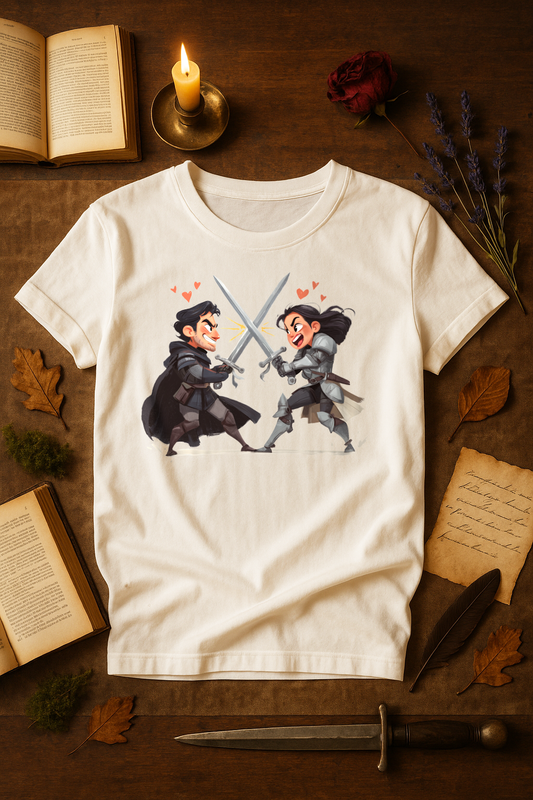 "Enemies to Lovers" – Unisex Garment-Dyed Heavyweight T-Shirt