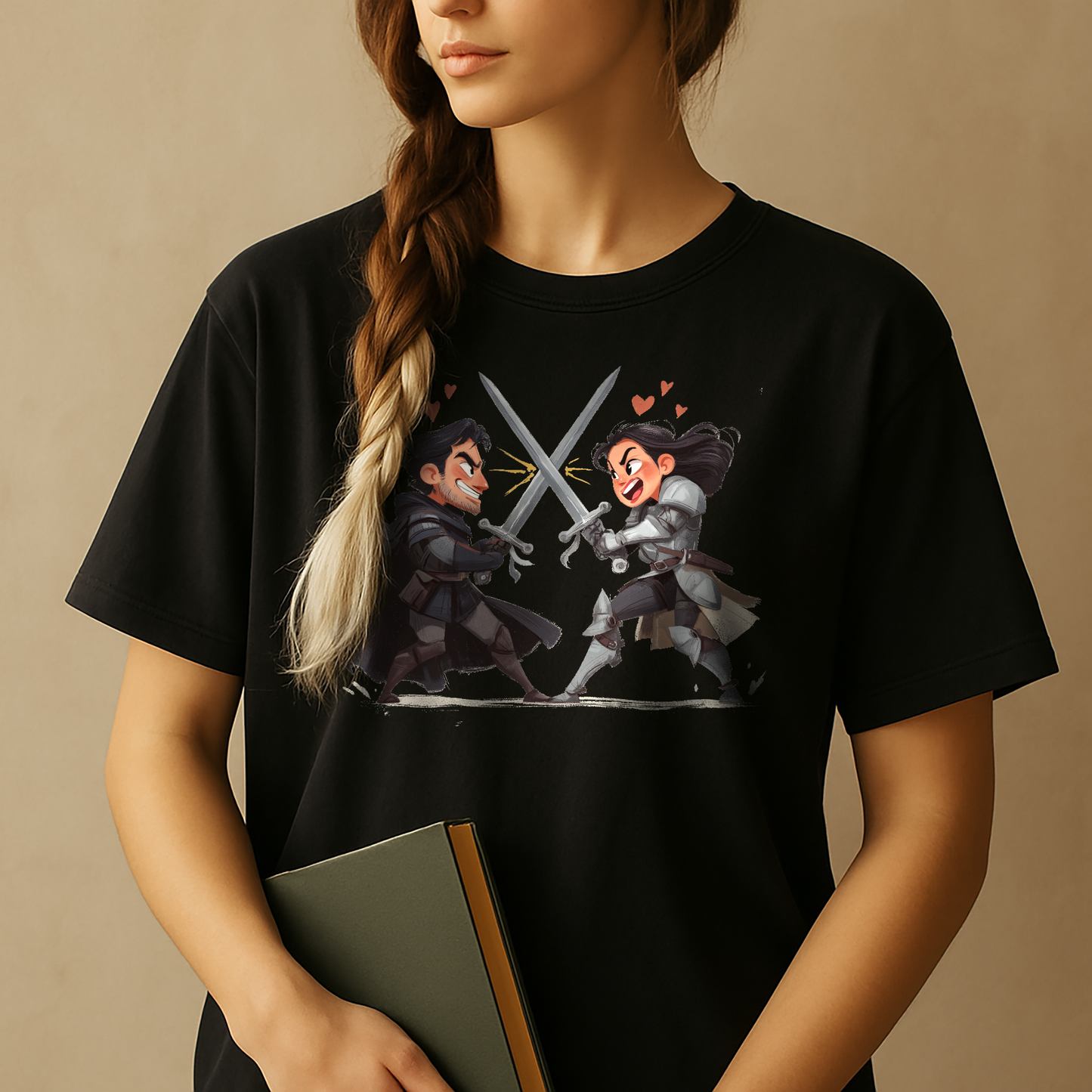 "Enemies to Lovers" – Unisex Garment-Dyed Heavyweight T-Shirt
