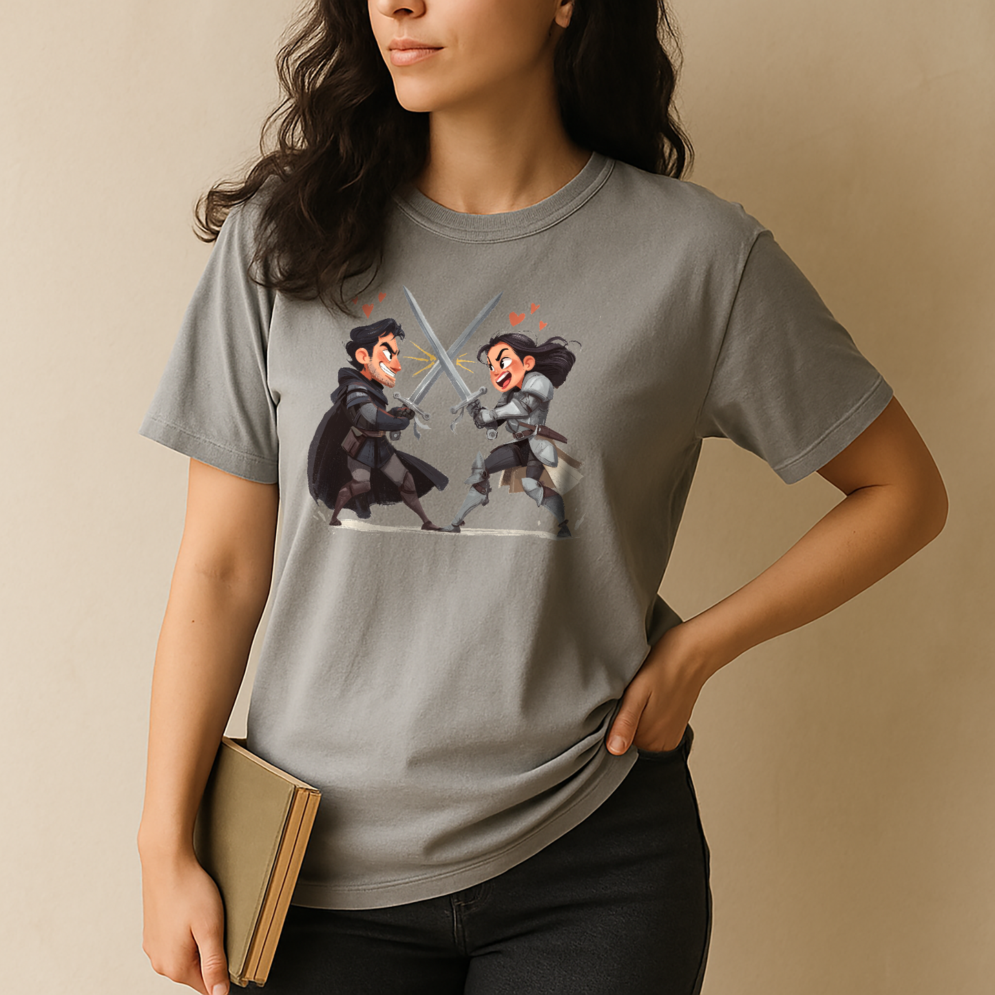 "Enemies to Lovers" – Unisex Garment-Dyed Heavyweight T-Shirt