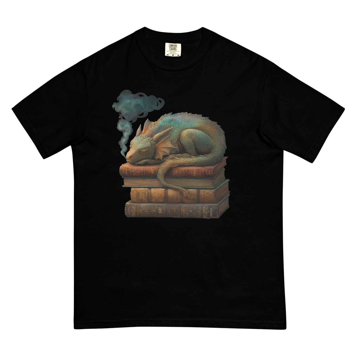 "Book Dragon" – Unisex Garment-Dyed Heavyweight T-Shirt